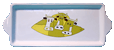 Plat � cake (petit) Trois t�tes