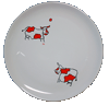 Assiette � cr�pe Vache ballon