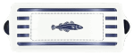 Plat � cake (petit) Terre Neuvas - Bleu