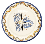 Assiette dessert Amour Breton