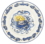Assiette plate Amour Breton