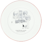 Assiette plate Le Petit Nicolas - L'�cole